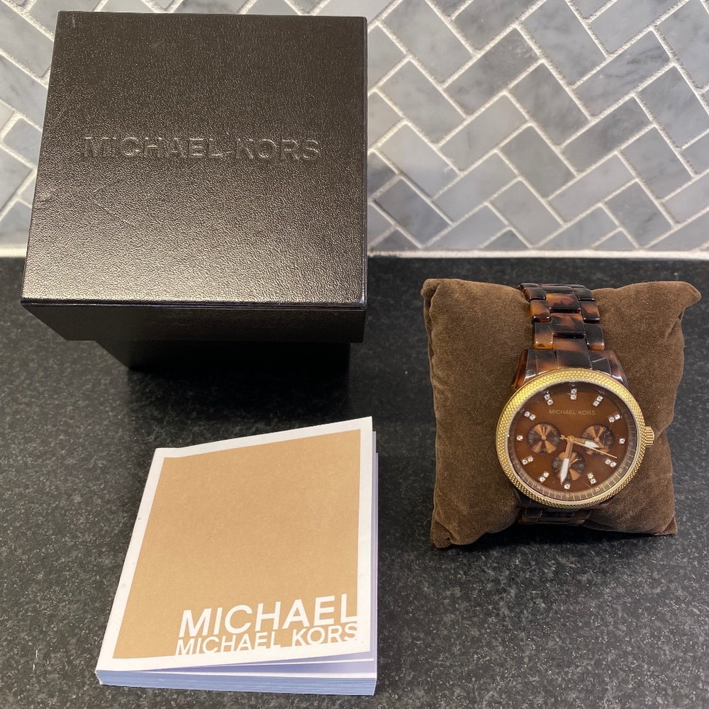 Michael Kors Tortoise watch